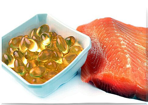 Salmon with essential oils