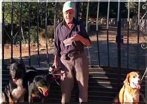 Cancer forces him to find a home for his six dogs